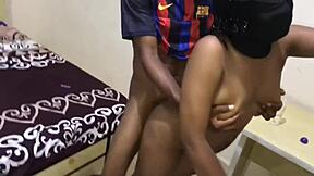 18yr Old Hijab Girl Takes Big Black Cock Raw