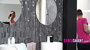 reluctant step bro resists, but willing step sis wants naughty sex