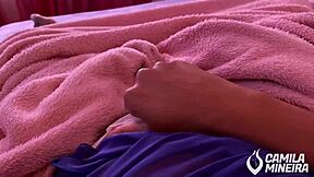 Latina masturbates wet pussy in pov before college