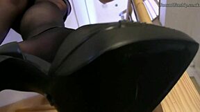 i love licking shoes at the office, feeling like a total bitch