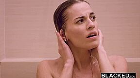 Blonde Hottie Craves Yoga Instructor's Massive Black Cock for Ride