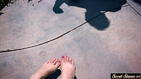 This stunning stepdaughter is getting fucked in many poses, from cowgirl to riding.