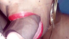 Wife Drinking All Cuckold's Juicy Cum After Passionate Blowjob