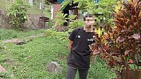 arriesgado sexo al aire libre con hermanastra de gran culo 🔥