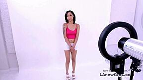 Tiny Brunette Model Fucked In Audition