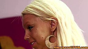 Watch this amateur british femdom suck the burglar's cock?