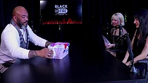 nath wolowski shows her favorite toys and chest tattoo on sheer red