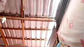 Solo Amateur Masturbates Naked Pussy With Small Tits