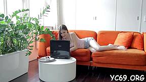 elegant playgirl drilled hard in classy amateur session with tight action