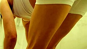 cleaning lady in your bathroom