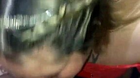 Do you like me bent over for doggystyle blowjob with black cock?