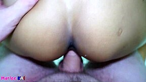 Asian brunette milf sucks cock and fucks pov