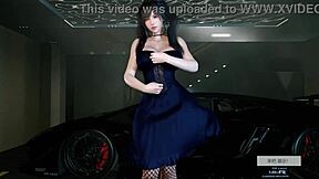 Тифа Локхарт трясется и танцует голой в Файнал Фэнтези!