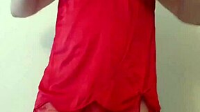 hey, check out this private video of a sexy pornstar in stockings, bra, and pussless panties