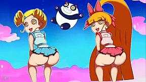 The Powerpuff Girls Teens Twerk in Thongs