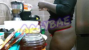 Swinger Wives Swap for Wild Ebony Group Action in Thongs