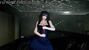 Тифа Локхарт трясется и танцует голой в Файнал Фэнтези!