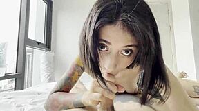 Co-Worker Giving A Hot Blowjob I Came A Lot In Her Mouth!