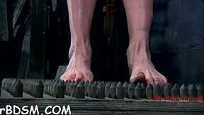 Gagged Bound Babe Craves Wild Cunt Pleasuring