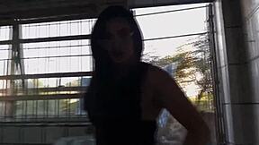 Pervert delivers strong assfuck to pretty pornstar with big clit