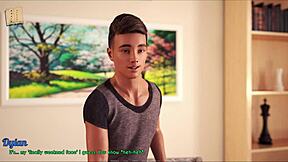 A wife and her mother-in-law play a game involving their big tits and milf bodies