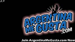 huge ass latina deepthroats daddy in lingerie catsuit!