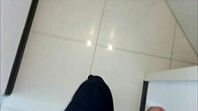 friend discovers me in bathroom with toy and breaks my ass