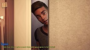 A wife and her mother-in-law play a game involving their big tits and milf bodies