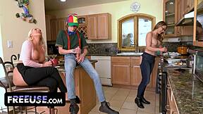 Stepmom And Stepaunts Offer Wet Pussies For Spoiled Spikey's Every Desire