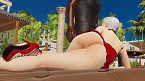 obedient damla engages in self-pleasure activity