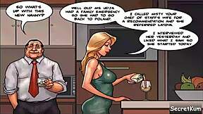 Cheating Husband Fucks Ebony Maid In Kitchen 😏