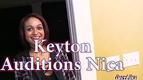 big titted blonde keyton and cute nica licking pussies and tits casually