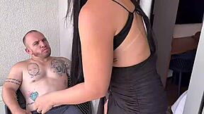 my cousin's husband can't handle her, but i can fuck this hot one doggystyle