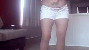 dancing in a lively way