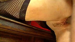 Short-Haired British Barmaid In Messy Cowgirl Sex