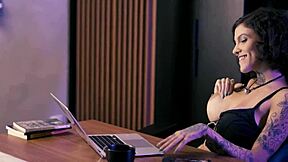 Beautiful Busty Slut Calls Prostitute For Intense Ass Eating And Cumshot.