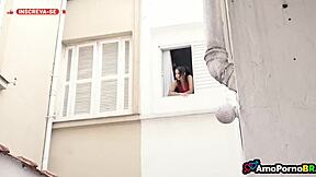 Alone at home with her on Saturday