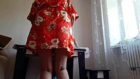 Does girlfriend's mother fuck me loudly with strapon?