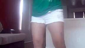 dancing in a lively way