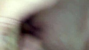 A blonde amateur with big tits performs deepthroat blowjob and rides a small cock in homemade scene