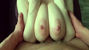 Busty Girl's Titjob Makes Me Cum All Over Her Tits