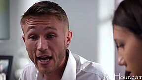 yo, stepbro's blackmailing pregnant teen maya woulfe into banging for his dirty secret