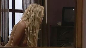 Slutty Blonde in Fishnets Takes Monster Cock Deep in Anal Action