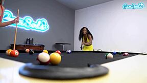 Hot Amateur College Lesbians Fuck On Pool Table Before Finals?