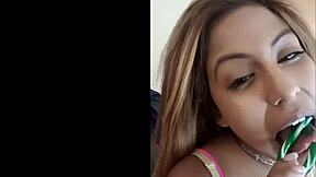 Desiree Lopez's Tight Pussy Creampied By Big Black Cock