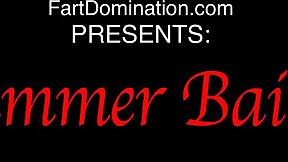 Dominant Summer Bailey Farts on Dick During Worship