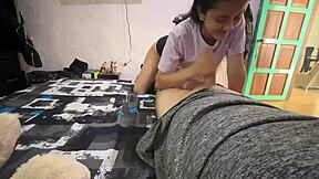 Wild Sex With Stepsister Ends In Creampie, Almost Caught