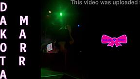 Dakota Marr pole dances with ripped clothes in Nebraska club