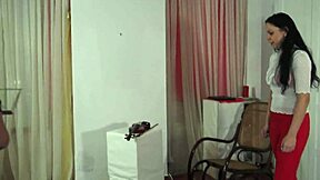 Carla's fetish POV femdom drives me crazy with nylon and boots