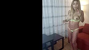 Desiree Lopez's Tight Pussy Creampied By Big Black Cock